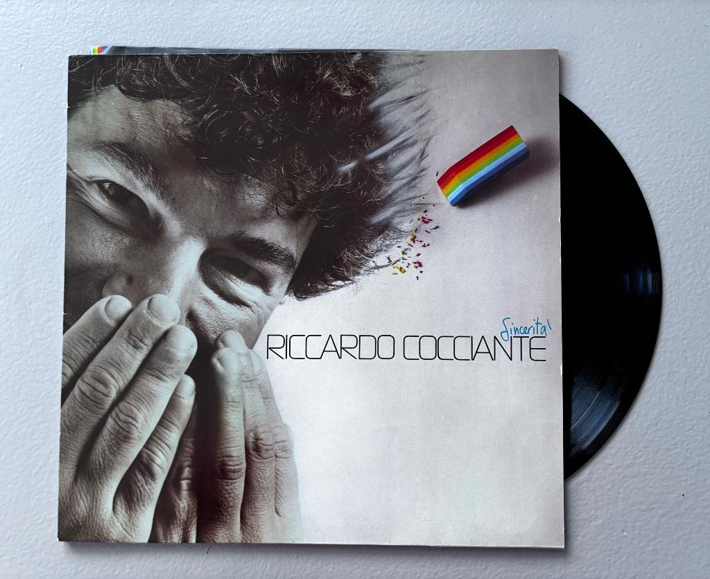 Ricardo Cocciante LP sincerità, Ophalen of Verzenden