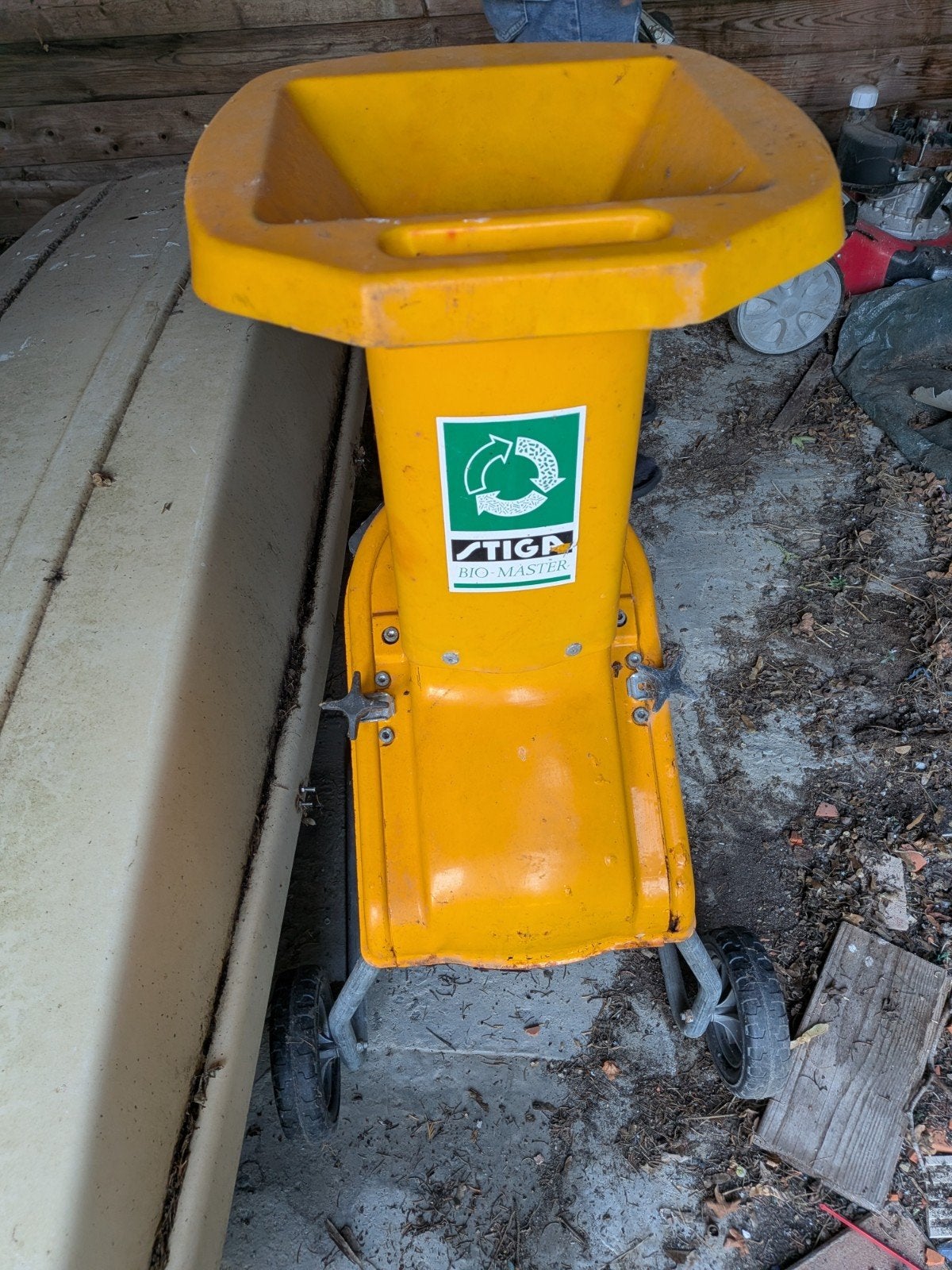 dechiqueteuse a bois, Enlèvement, Électrique