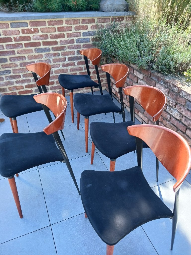 Chaises vintage, Vintage, Enlèvement, Bois, Cinq, Six Chaises ou plus