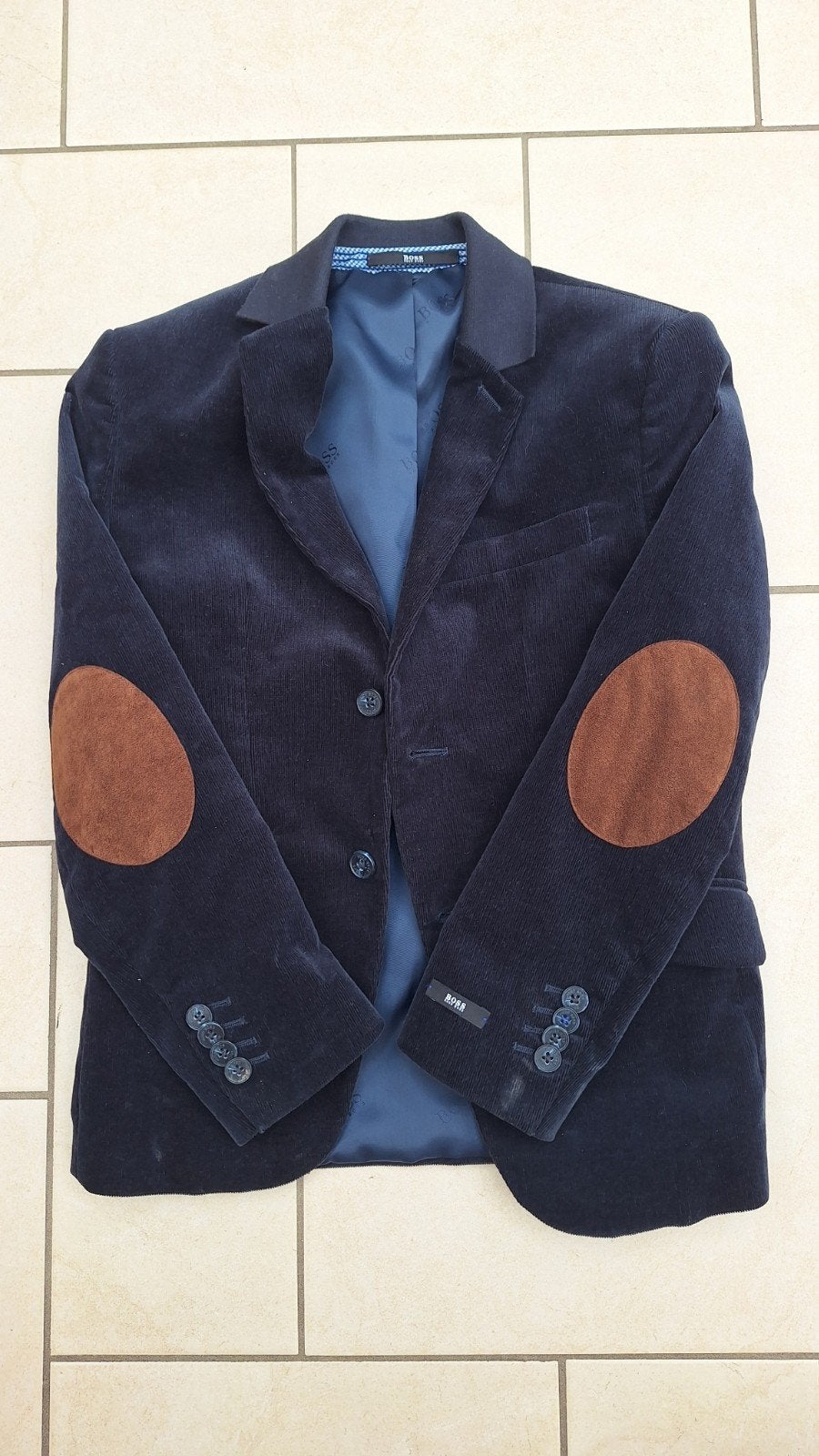 Hugo Boss fluwelen jack voor 10 jaar, Overige typen, Ophalen of Verzenden, Zo goed als nieuw, Hugo Boss