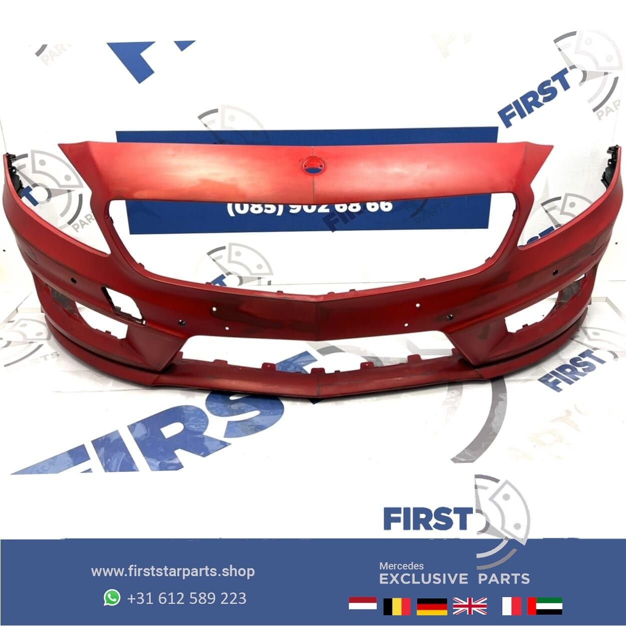 W176 BUMPER FACELIFT AMG PAKKET VOORBUMPER Mercedes A Klasse, Gebruikt, -, Voor, Ophalen of Verzenden