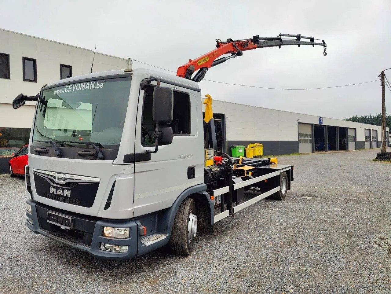 MAN TGL 12.250 City-Abroller Container + Palfinger PK5001 Re, Automaat, Achterwielaandrijving, Euro 6, MAN