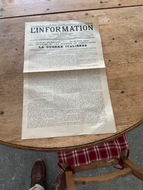 L'information dimanche 19 septembre 1915 la guerre italienne, Collections, Objets militaires | Général, Enlèvement ou Envoi, Info@linfogu.it