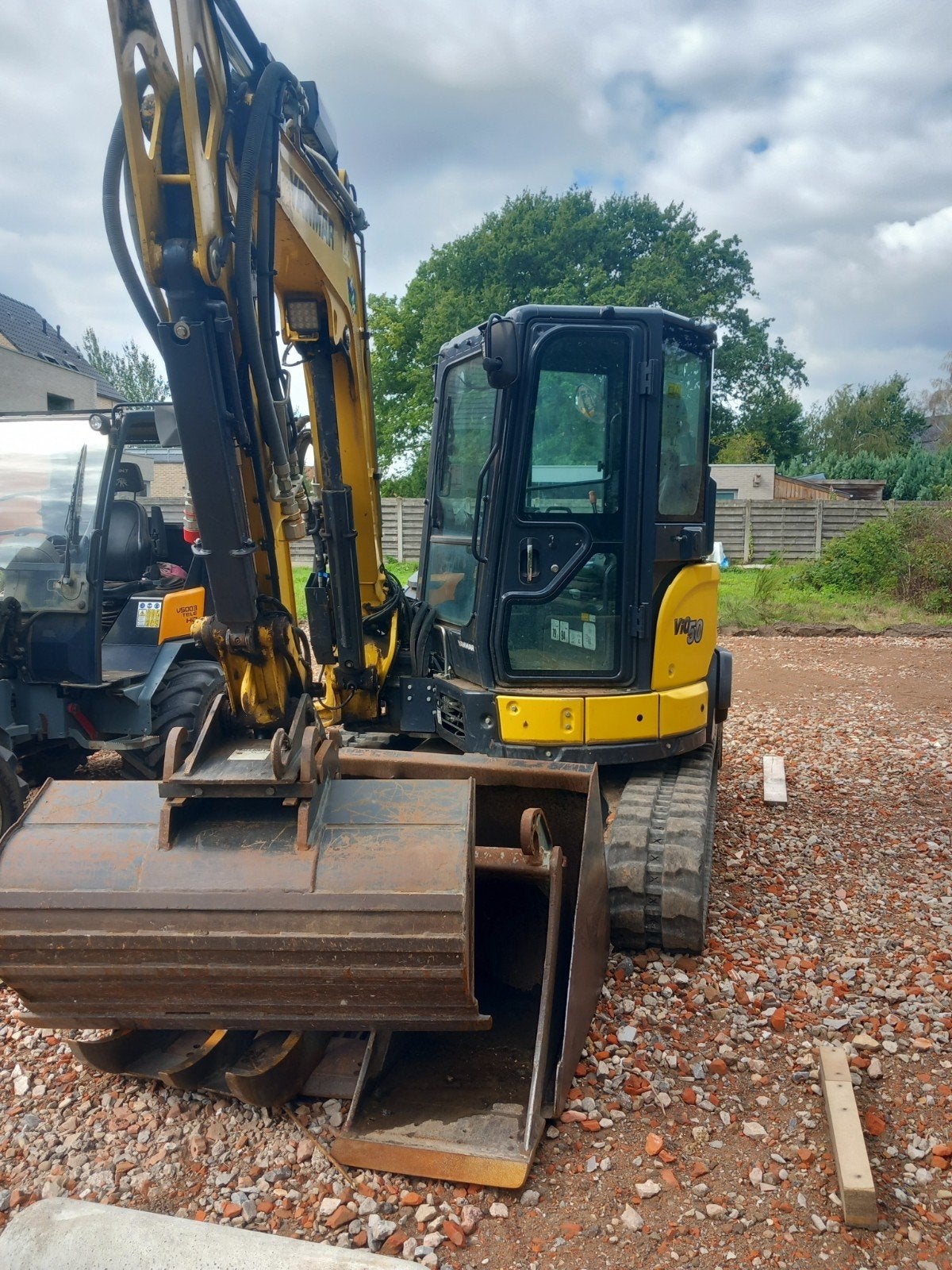 minigraver yanmar, Enlèvement, Excavatrice