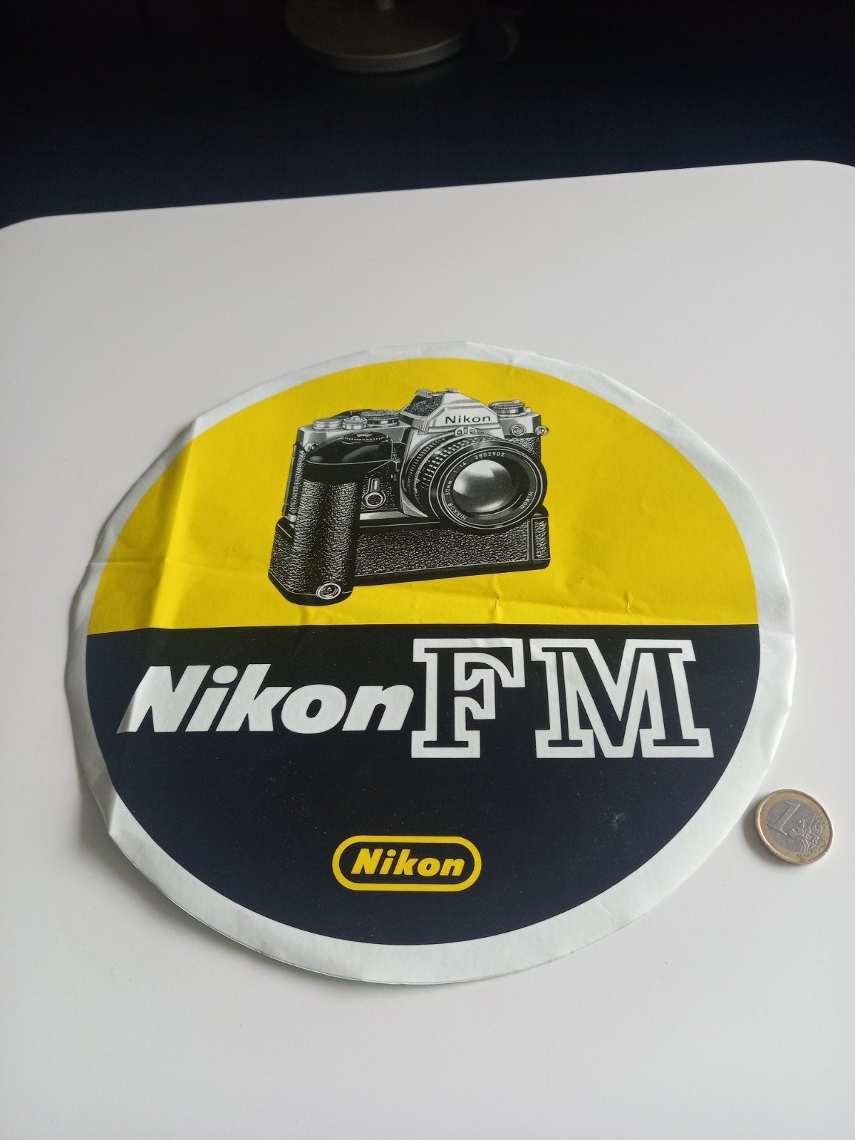 Sticker Nikon FM, Enlèvement ou Envoi, Utilisé, Marque