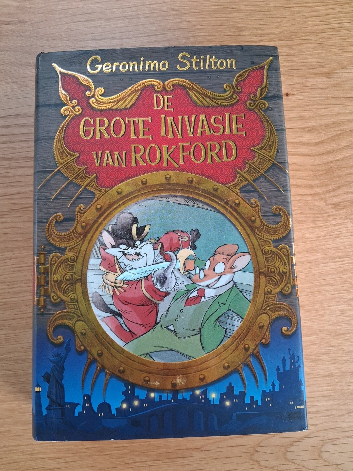 Geronimo Stilton - De grote invasie van Rokford, Boeken, Ophalen of Verzenden, Geronimo Stilton