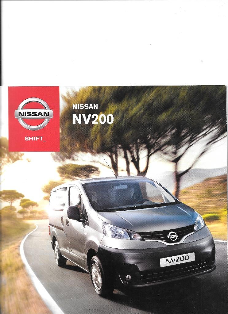NISSAN NV200 en e-NV200, Boeken, Auto's | Folders en Tijdschriften, Ophalen of Verzenden, Zo goed als nieuw, Nissan