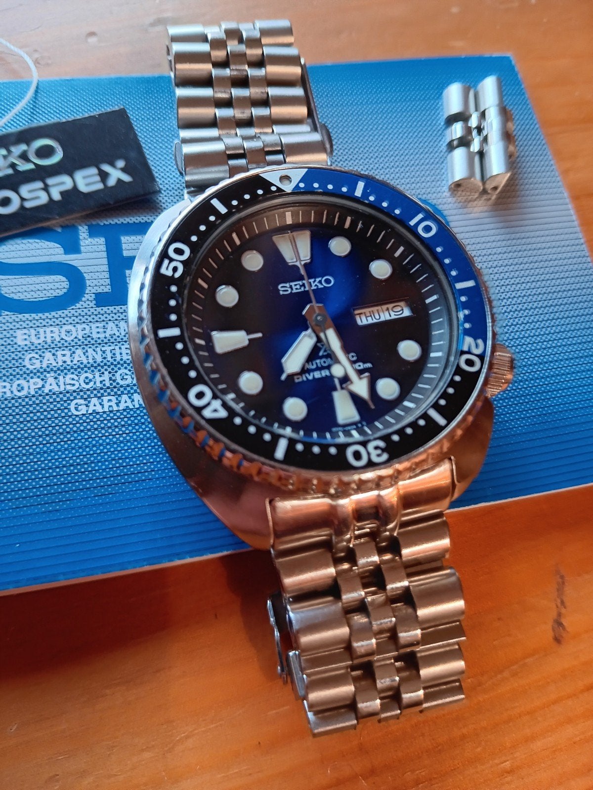seiko turtle prospex, Handtassen en Accessoires, Ophalen of Verzenden, Seiko