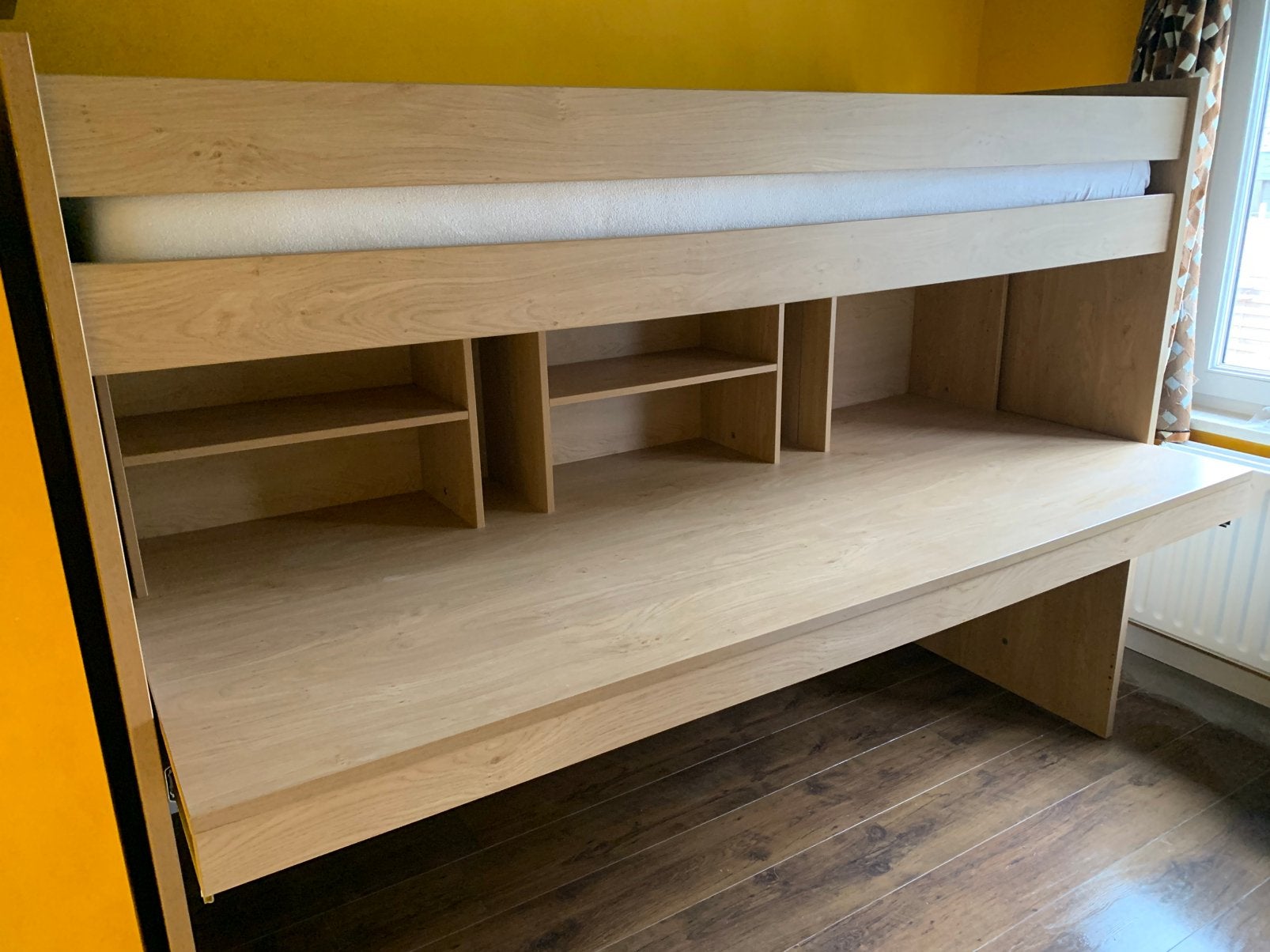 Lit superposé avec bureau gigogne, Maison & Meubles, Chambre à coucher | Lits superposés & Lits mezzanines, 100 cm, Une personne