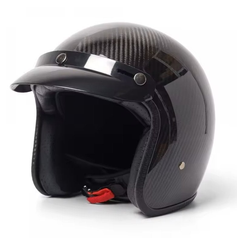 Nouveau casque Carbon, Motos, Enlèvement, Neuf, sans ticket, L, Casque jet