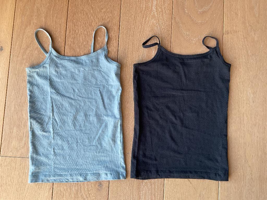 2 Hemdjes HEMA maat 134, Kinderen en Baby's, Kinderkleding | Maat 134, Nacht- of Onderkleding, Meisje, Ophalen of Verzenden, Zo goed als nieuw