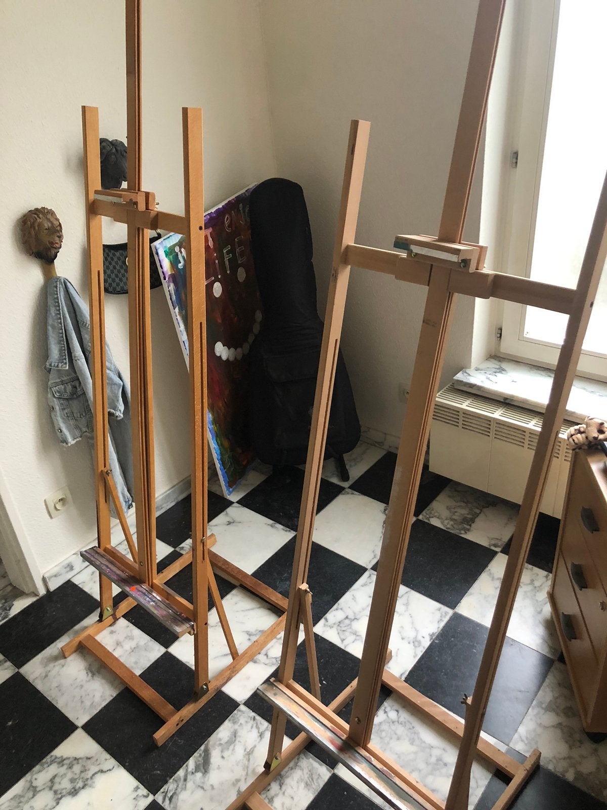 Grote schildersezels, Hobby en Vrije tijd, Ophalen, Gebruikt