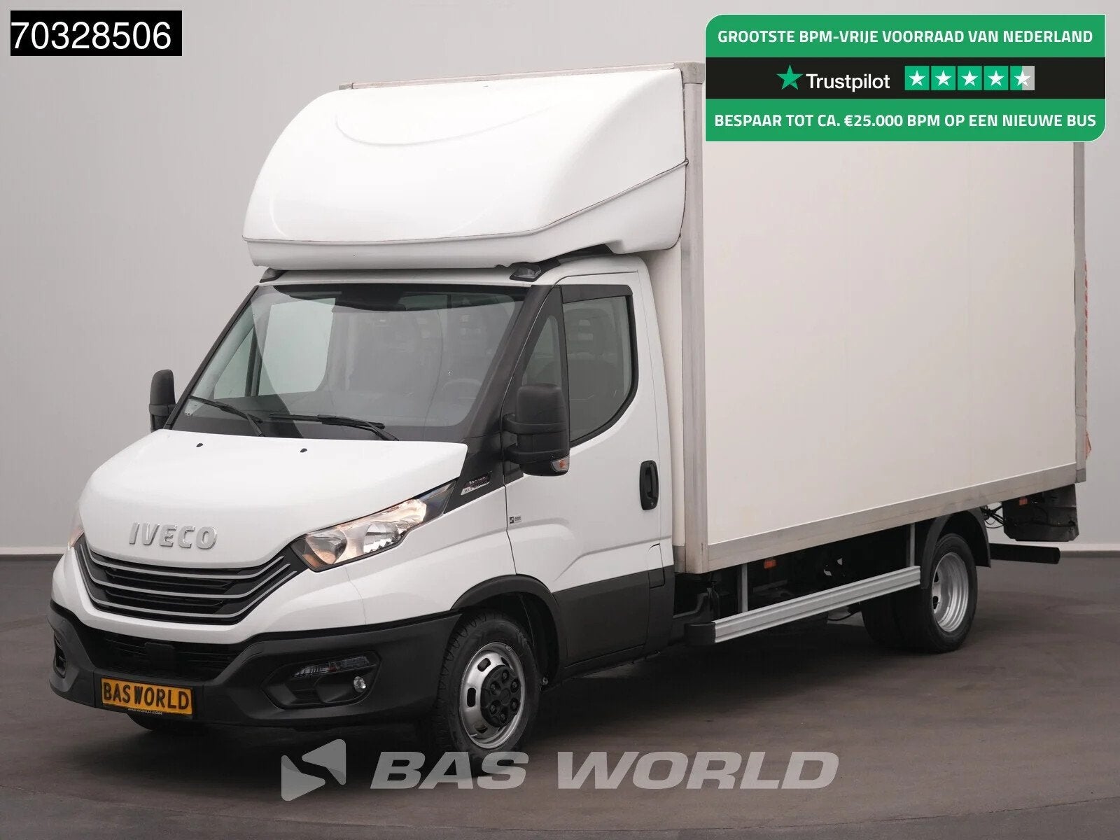 Iveco Daily 35C16 3.0L Automaat Laadklep Zijdeur Dubbellucht, Automaat, Stof, Gebruikt, Euro 6