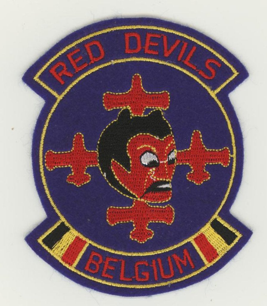 BAF luchtmacht patch Red Devils demoteam S260 Beauvechain, Envoi, Armée de l'air, Emblème ou Badge