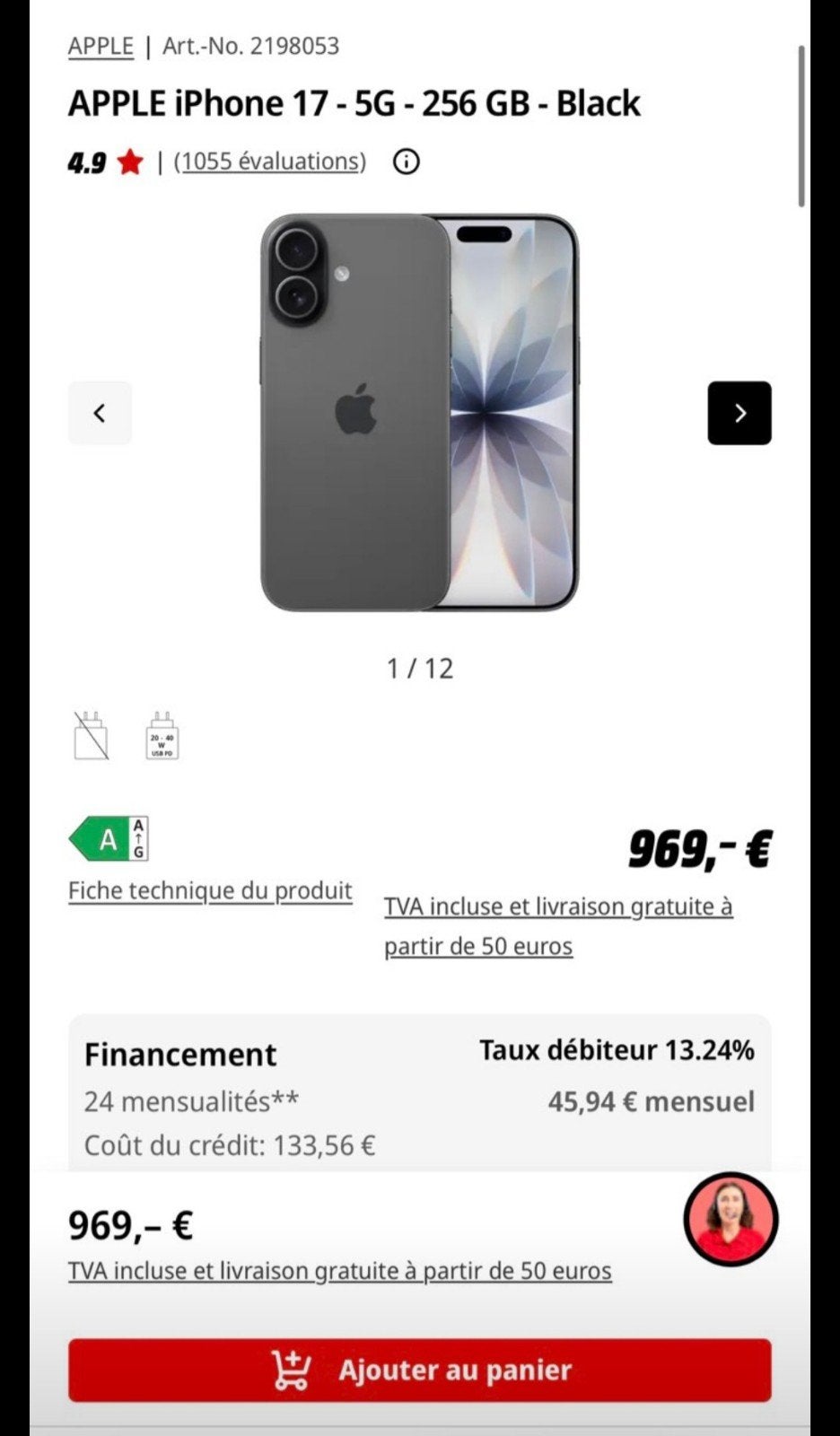 iPhone 17 – 256 Go – Noir

Acheté neuf, mais revendu car, Telecommunicatie, Mobiele telefoons | Apple iPhone, Overige modellen