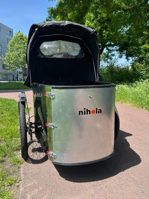 Elektrische Nihola Bakfiets (Hond/Kindjes), Enlèvement, Utilisé, Autres marques, Électrique