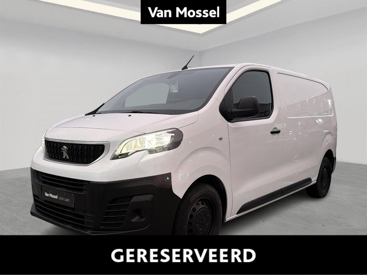 Peugeot Expert Standard Premium L2 2.0 BlueHDi 120 S&S, Auto's, Voorwielaandrijving, Stof, Zwart, 4 cilinders