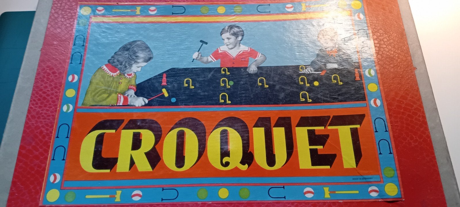Oud spel, tafel  croquet, Verzamelen, Ophalen of Verzenden