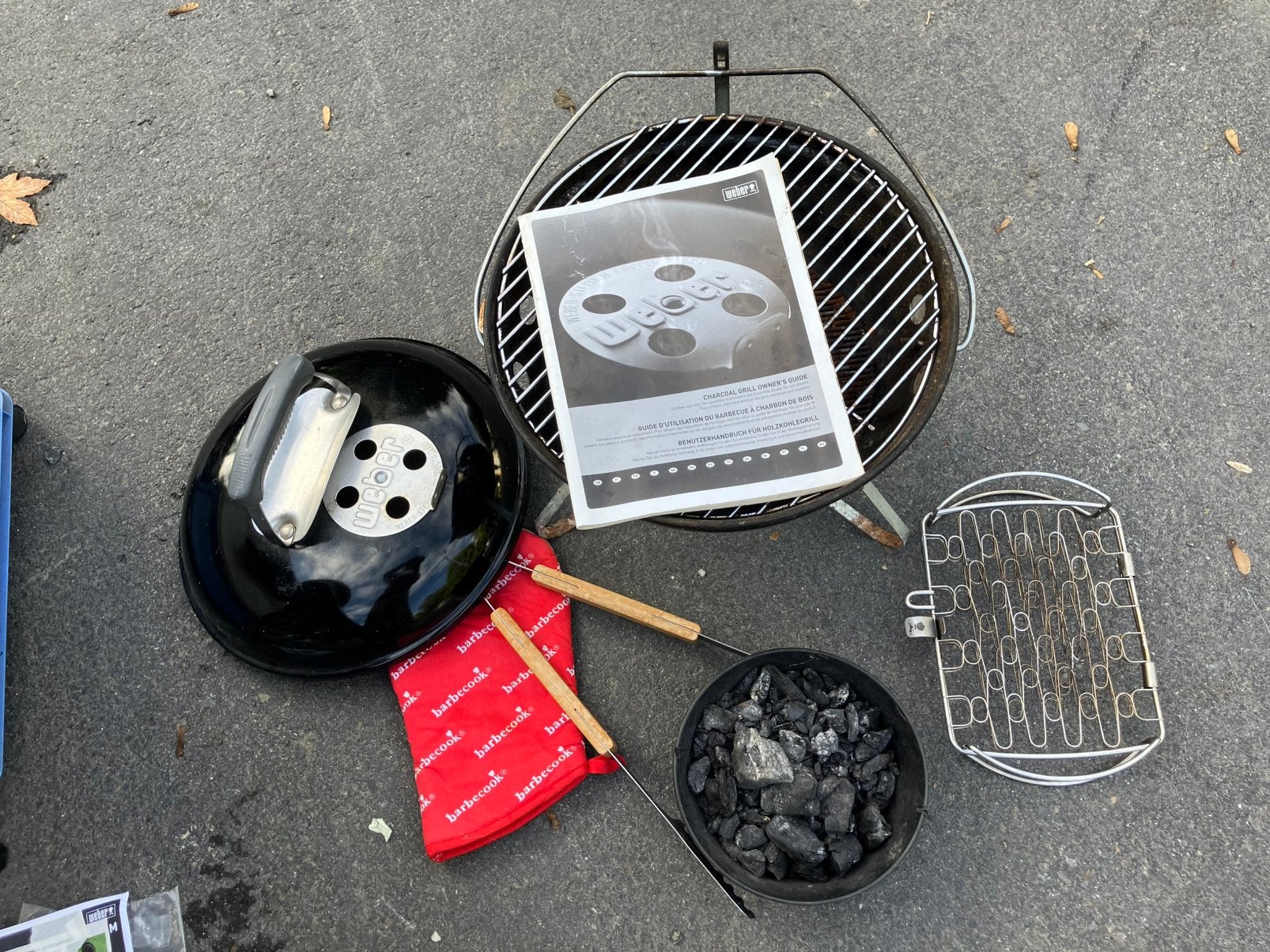Barbecue Weber Smokey, Enlèvement, Utilisé