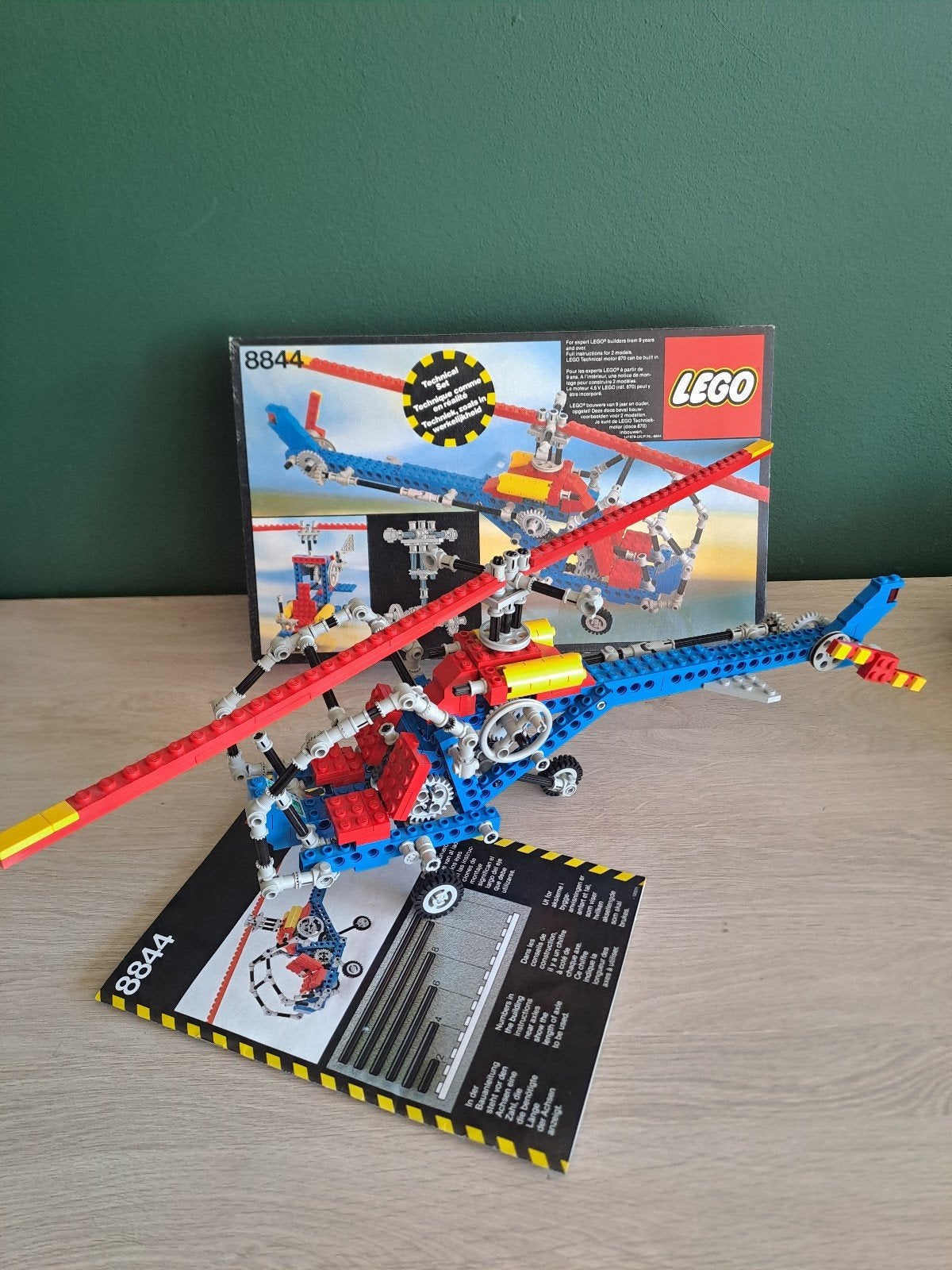 Vintage LEGO Technic set 8844 Helicopter uit 1981, Kinderen en Baby's, Ophalen, Lego, Technic
