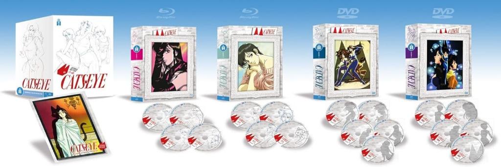 Cat's Eye Intégrale Collector Deluxe Blu-ray DVD Complet TBE, CD & DVD, Blu-ray, Comme neuf, Dessins animés et Film d'animation