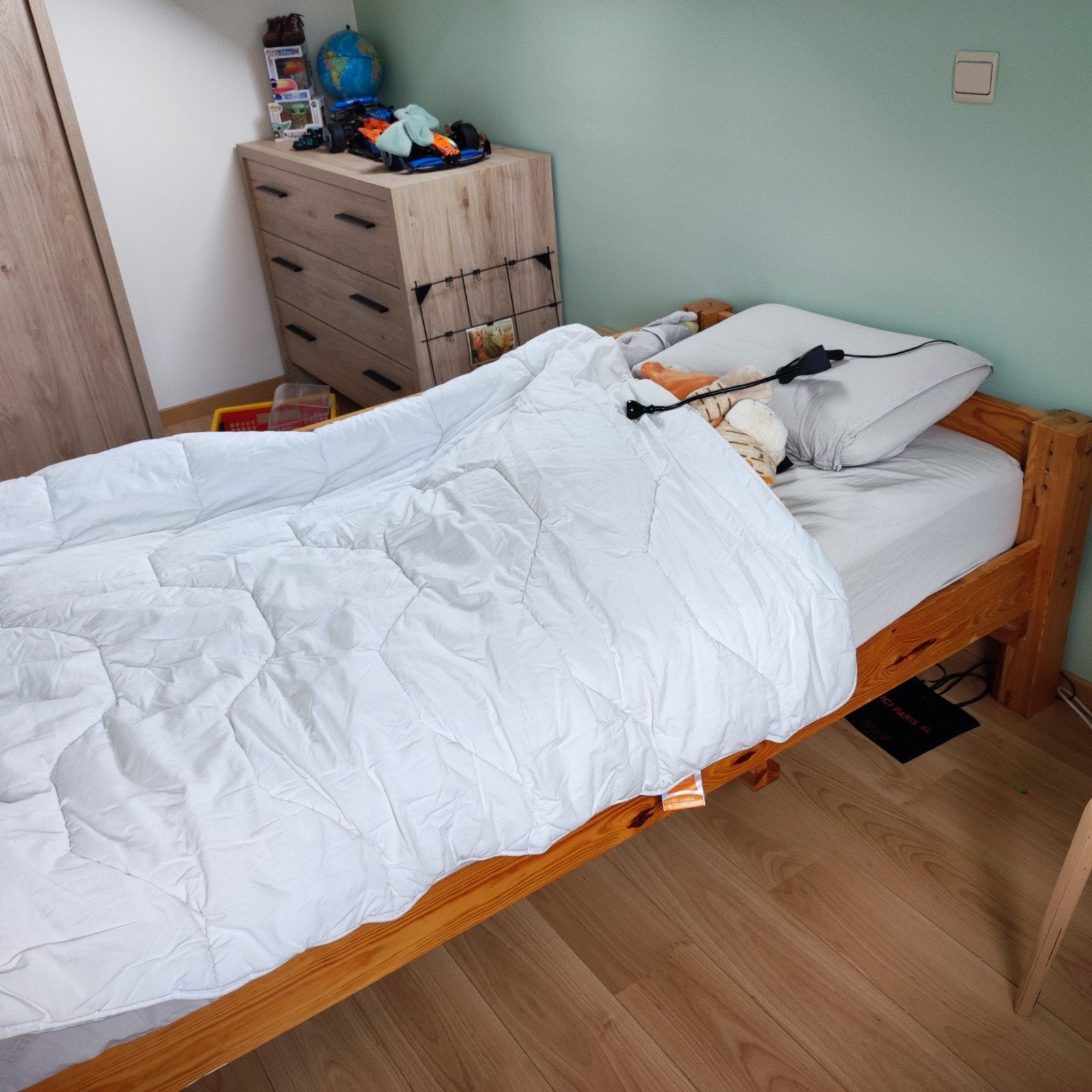 lit en hauteur avec échelle et bureau coulissant, 90 cm, Lit mi-hauteur mezzanine, Enlèvement, Moins de 160 cm