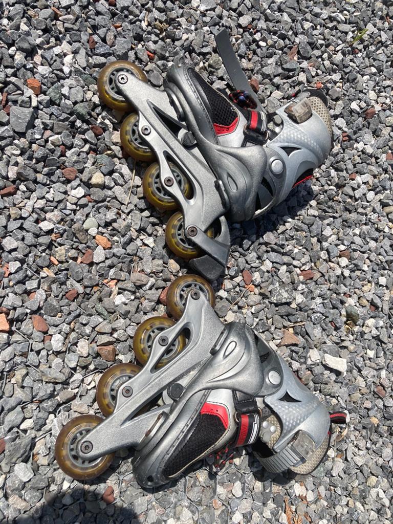 Tiller marque nijdam, Utilisé, Enfants, Rollers 4 roues en ligne, Autres marques