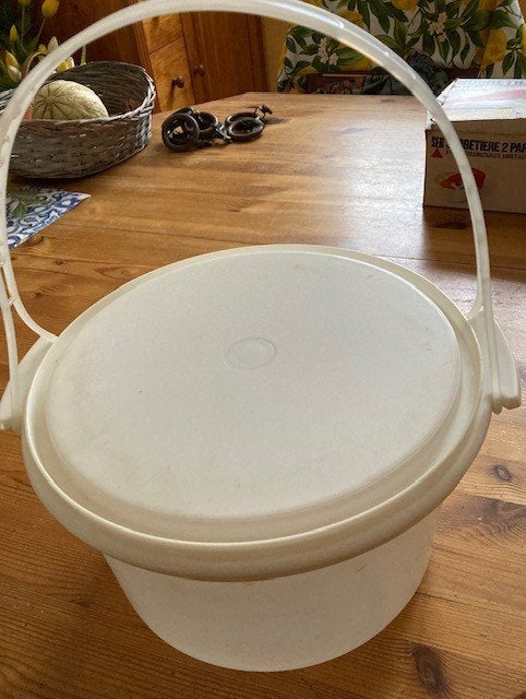 Tupperware pour le transport de patisseries, Enlèvement, Utilisé, Blanc, Hermétique