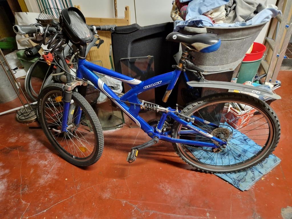 Degelijke Giant Boulder fiets te koop., Fietsen en Brommers, Fietsen | Jongens, Gebruikt, Velgrem, Versnellingen, Giant