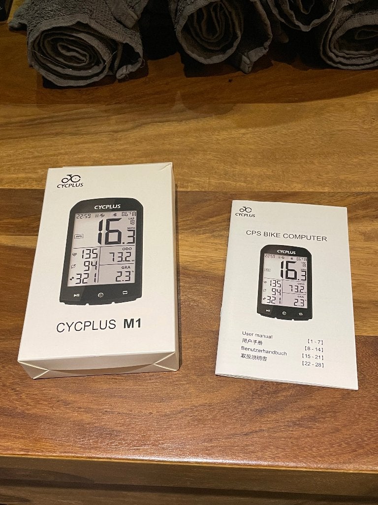 Cycplus M1 fietscomputer, Fietsen en Brommers, Ophalen of Verzenden, Draadloos, Zo goed als nieuw