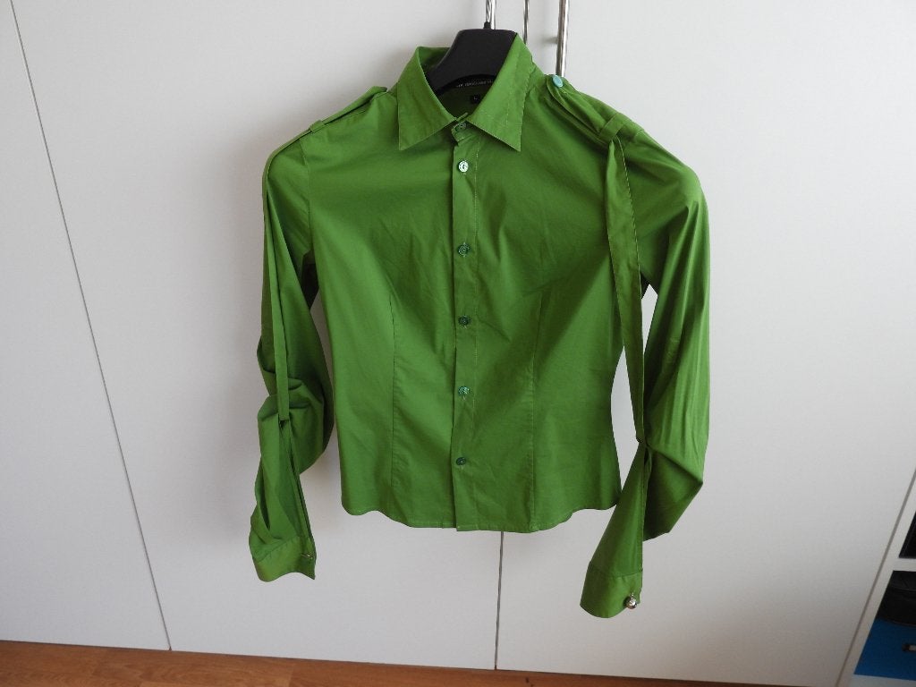 DIRK BIKKEMBERGS blouse -- MAAT Large - zeer goede staat, Maat 42/44 (L), Ophalen of Verzenden, Zo goed als nieuw, Dirk Bikkembergs