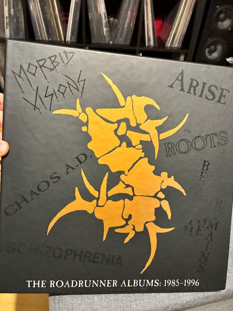 Sepultura roadrunner years vinyl box, Ophalen of Verzenden, Zo goed als nieuw, 12 inch, Boxset