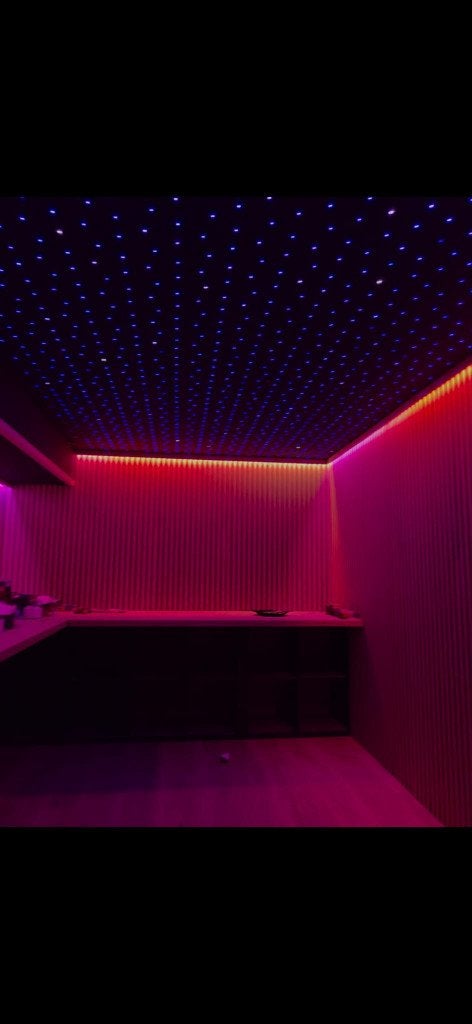 Gekleurde LED Sterrenhemel plafond, Ophalen, LED, Zo goed als nieuw, Plafondlamp