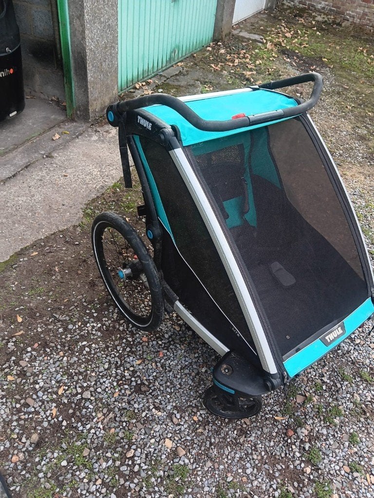 Thule Chariot Lite 2 fietskar, Fietsen en Brommers, Ophalen, Gebruikt, Vering, 20 tot 40 kg