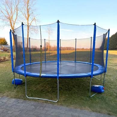 gratis: trampoline 4m met laswerk, Ophalen