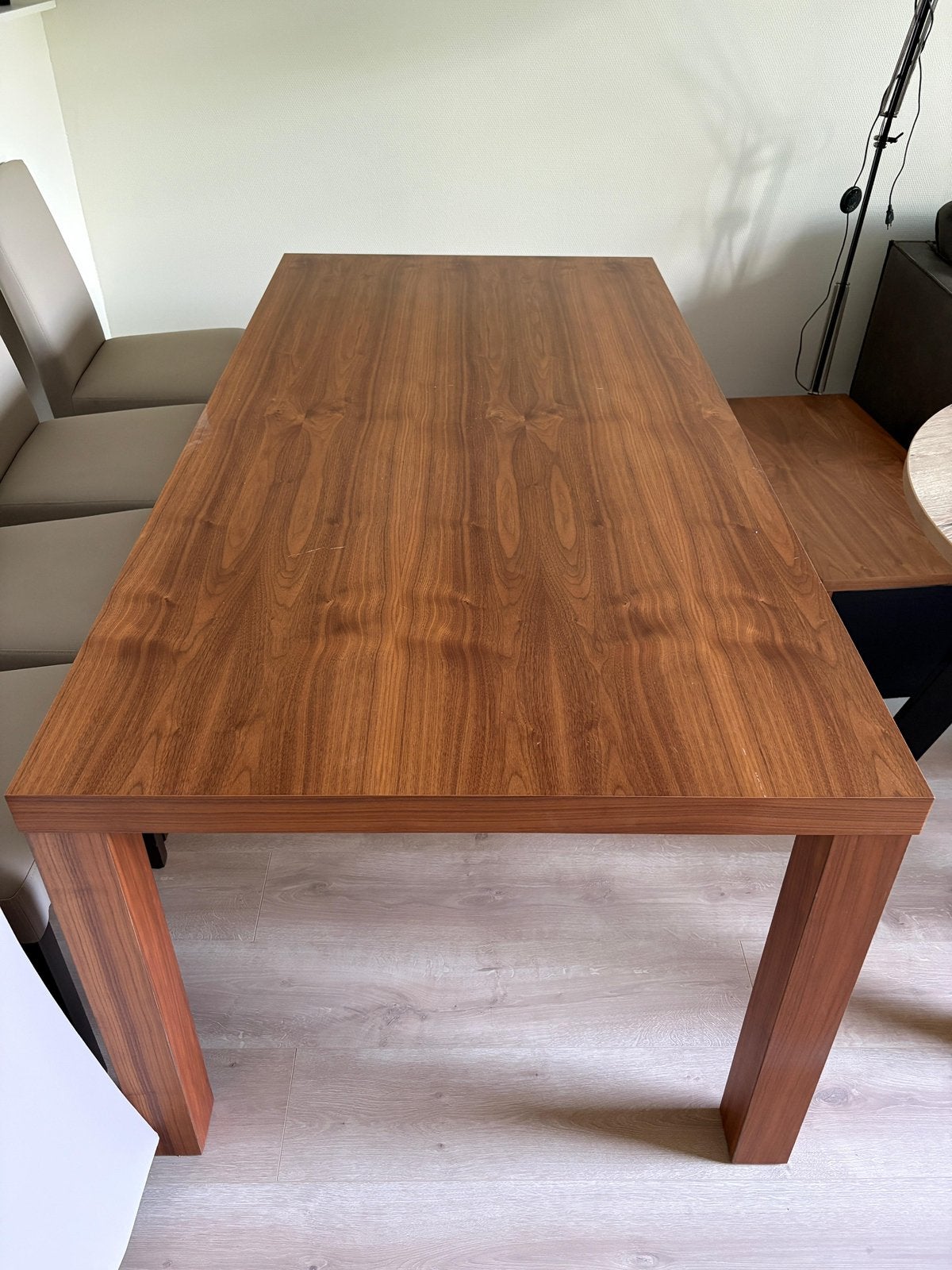 Eettafel - 6 personen, Huis en Inrichting, Tafels | Eettafels, Ophalen, Gebruikt, 50 tot 100 cm, Vijf personen of meer