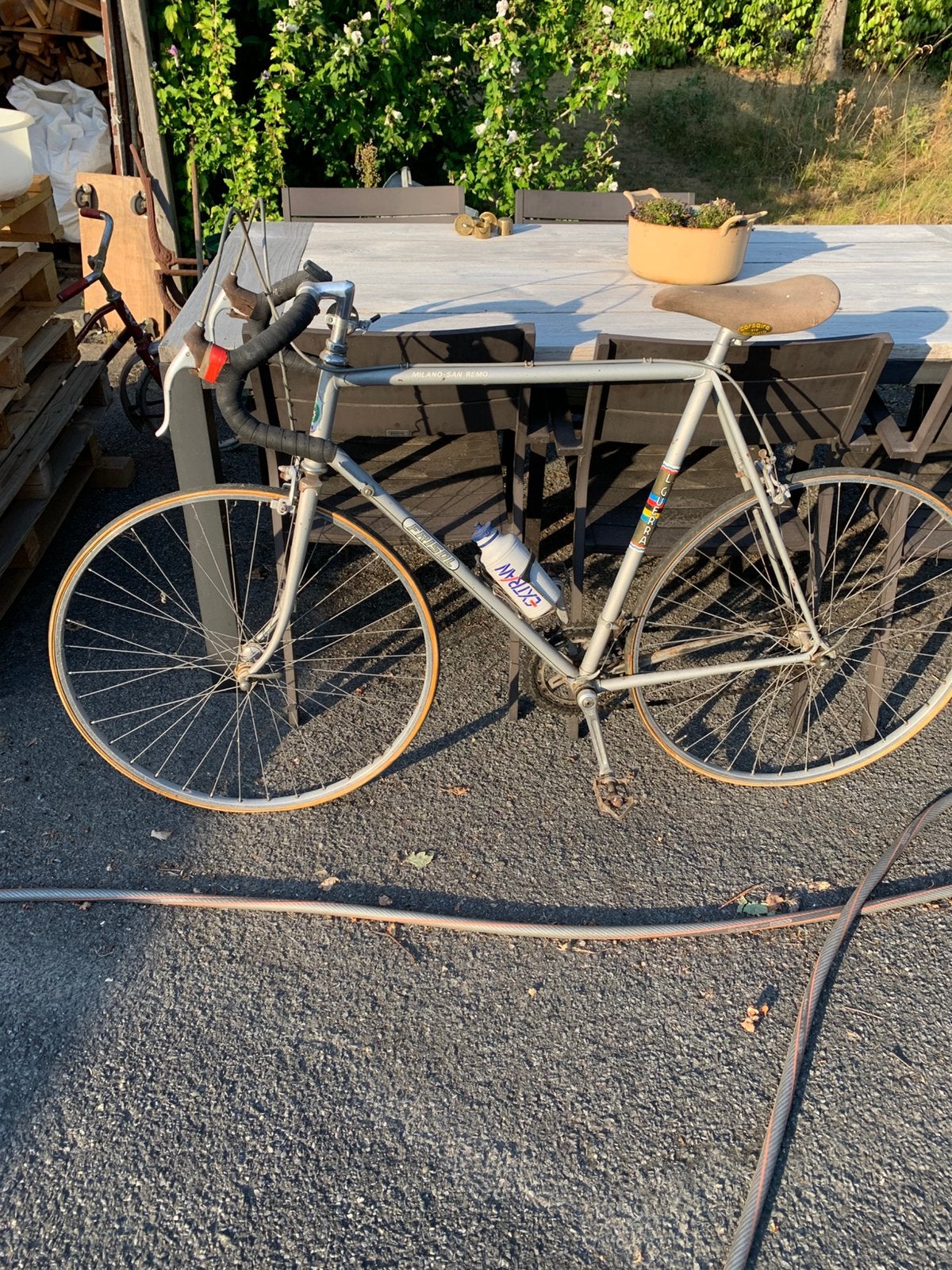 Retro koersfiets . Milaan san remo, Fietsen en Brommers, Fietsen | Racefietsen, Gebruikt, Heren, Aluminium, Ophalen
