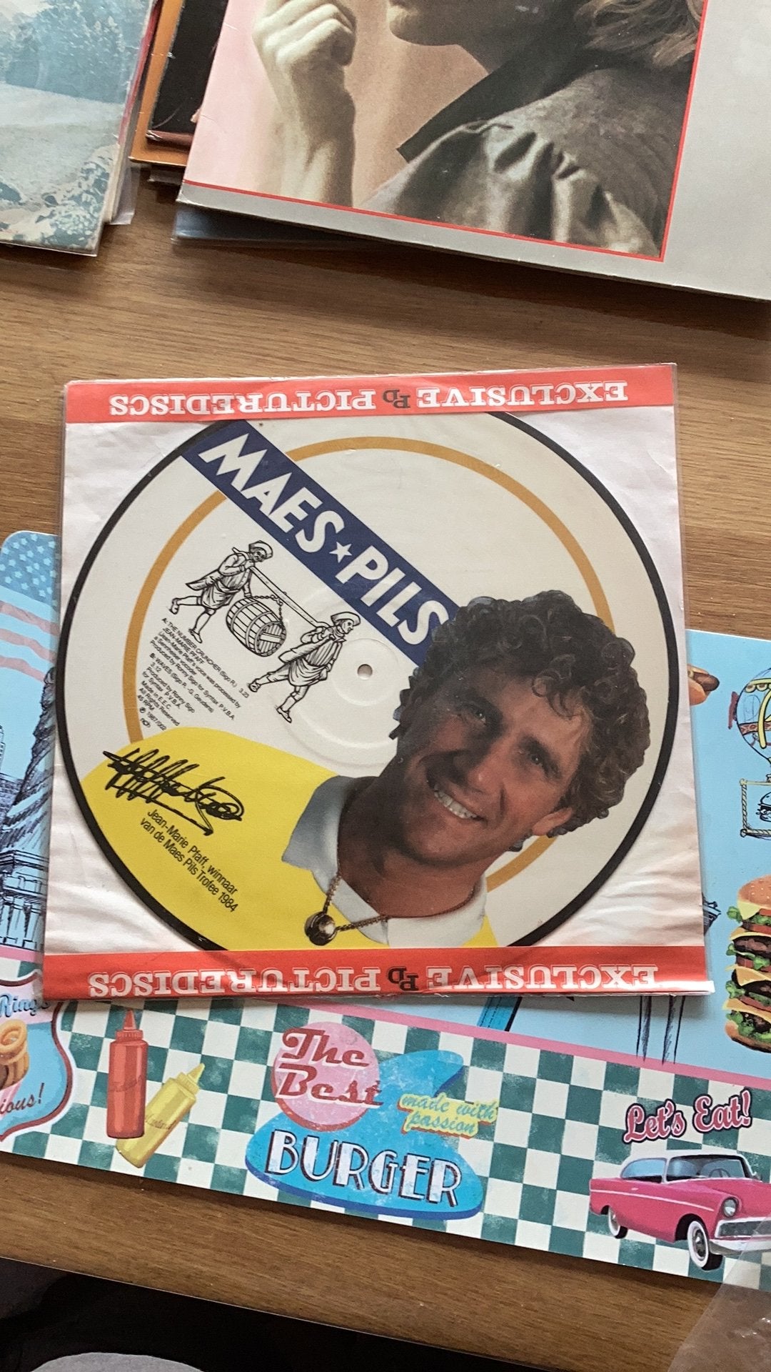 Picture Disc Jean-Marie Pfaff, En néerlandais, Enlèvement ou Envoi, 7 inch, Comme neuf