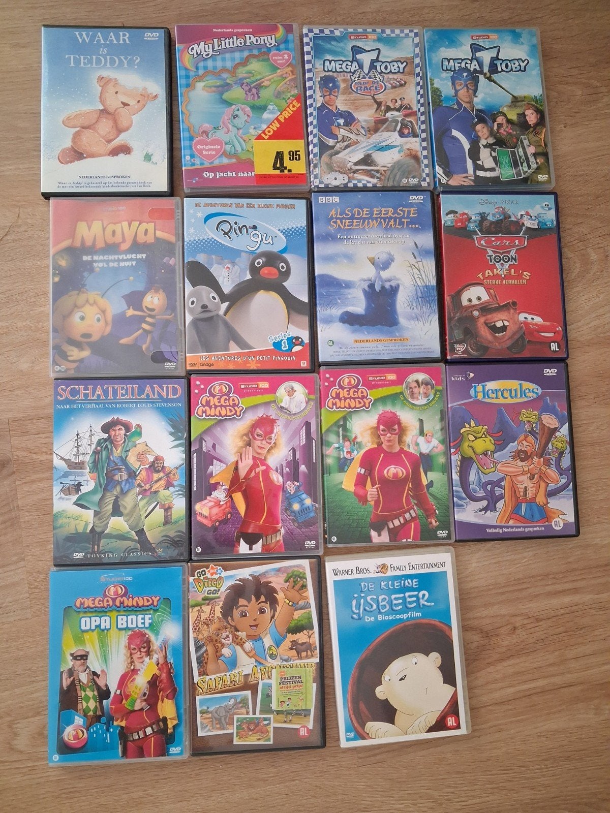 15 dvd's voor kinderen tot 8 jaar, Ophalen, Zo goed als nieuw