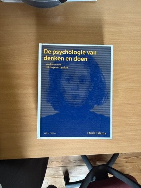 De psychologie van denken en doen, Enlèvement ou Envoi, Comme neuf, Enseignement supérieur, Durk Talsma