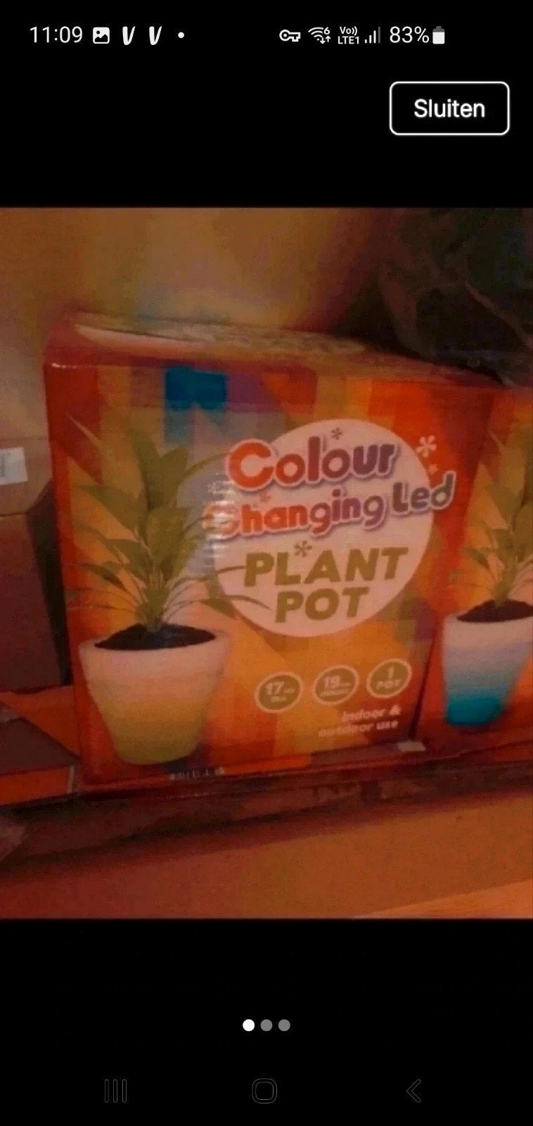 nouveau beau pot de fleurs qui change de couleur, Enlèvement ou Envoi, Neuf
