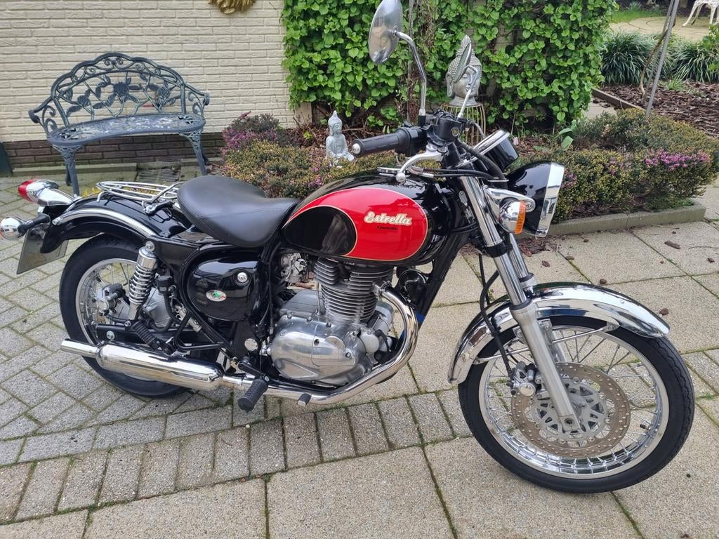 Kawasaki estrella, Motoren, 250 cc, Gebruikt, 1 cilinder, 12 t/m 35 kW