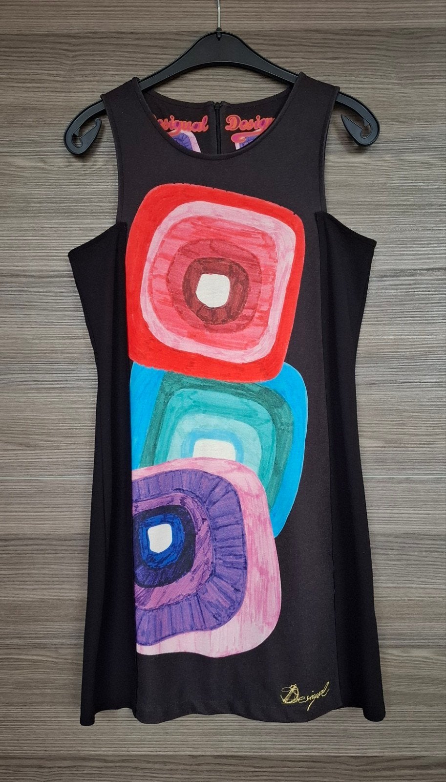 Robe colorée, Desigual, taille L, parfait état, Desigual, Enlèvement ou Envoi, Taille 42/44 (L)