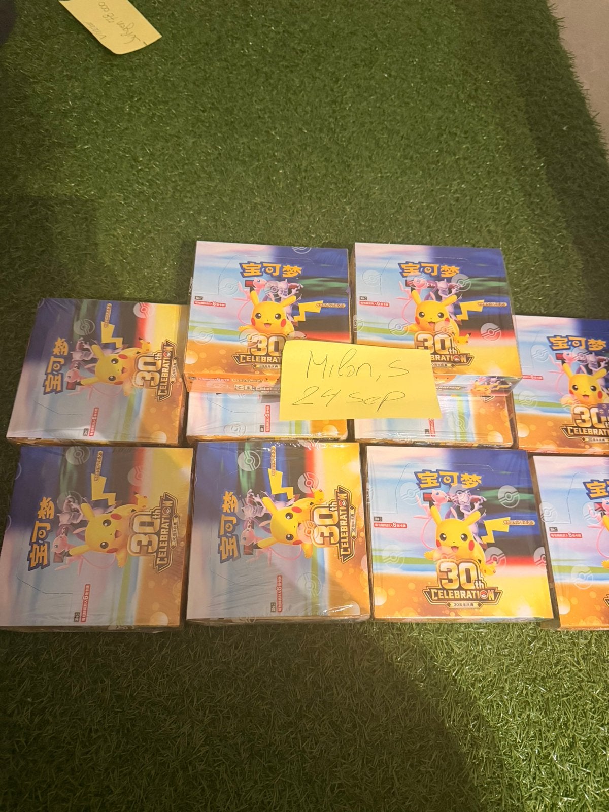 10xPokemon 30th celebration booster box, Hobby en Vrije tijd, Ophalen, Nieuw, Boosterbox, Foil