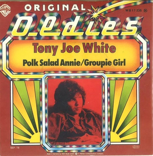 7" Tony Joe White – Polk Salad Annie / Groupie Girl, Gebruikt, 7 inch, Single, Ophalen of Verzenden