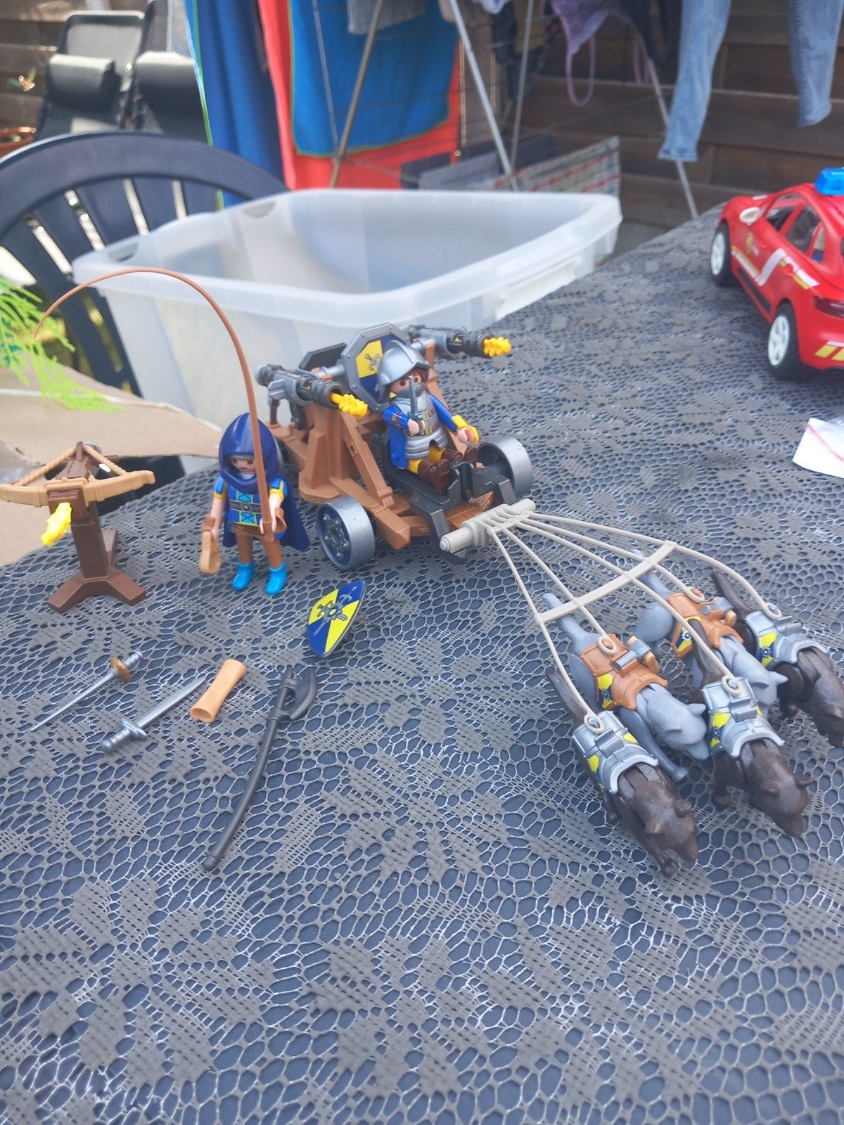 Playmobil novelmore ridders 70225, Ophalen