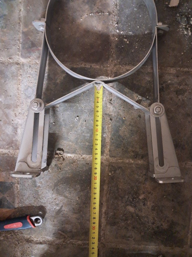 Mbv 3 attache murale conduit double parois, Enlèvement