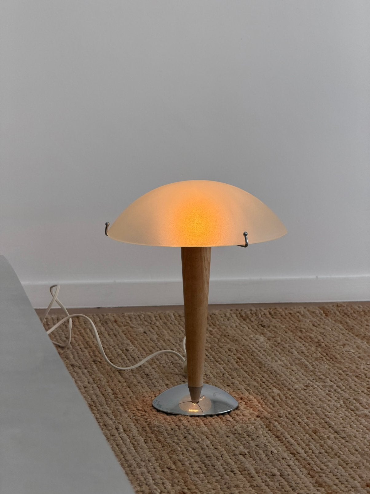 Vintage ikea mushroom tafellamp, Ophalen, IKEA, Design, Glas