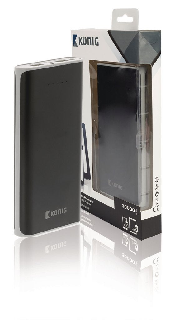 Power Bank König 20000 mAh USB – Batterie externe, Enlèvement ou Envoi, Neuf, König