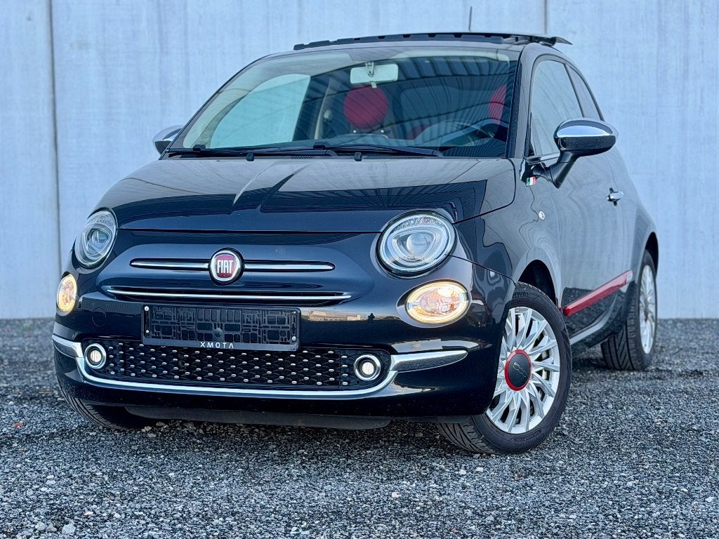 Fiat 500 1.2 Benzine Lounge Pano-Garantie, Voorwielaandrijving, 4 zetels, Stof, 4 cilinders